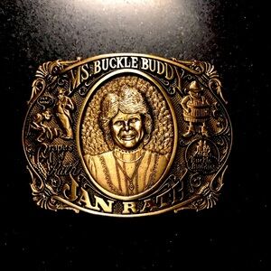 1984 Belt Buckle Buddies Magazine Limited Ed #34/500 Jan Rath Collector Vintage